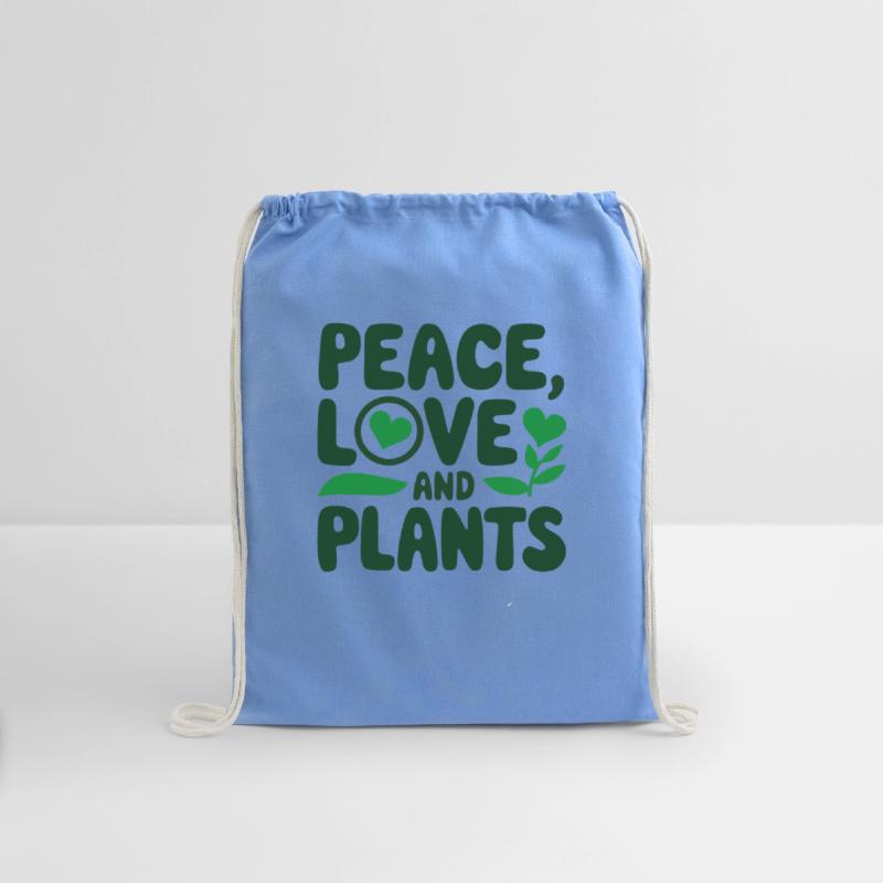 Peace Love & Plants - Funny Garden Gift Idea