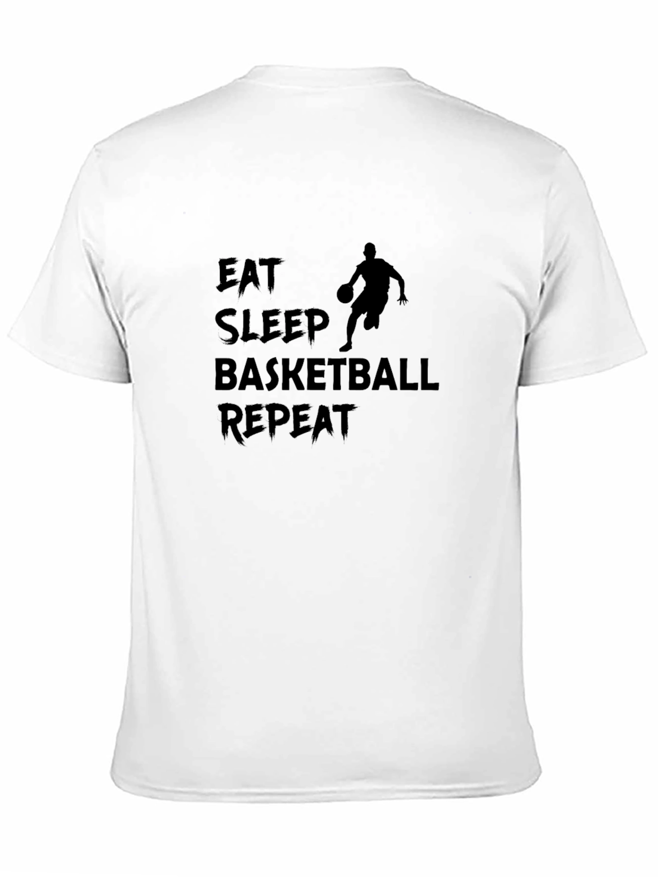 Eat Sleep Basketball Repeat Black T-Shirt