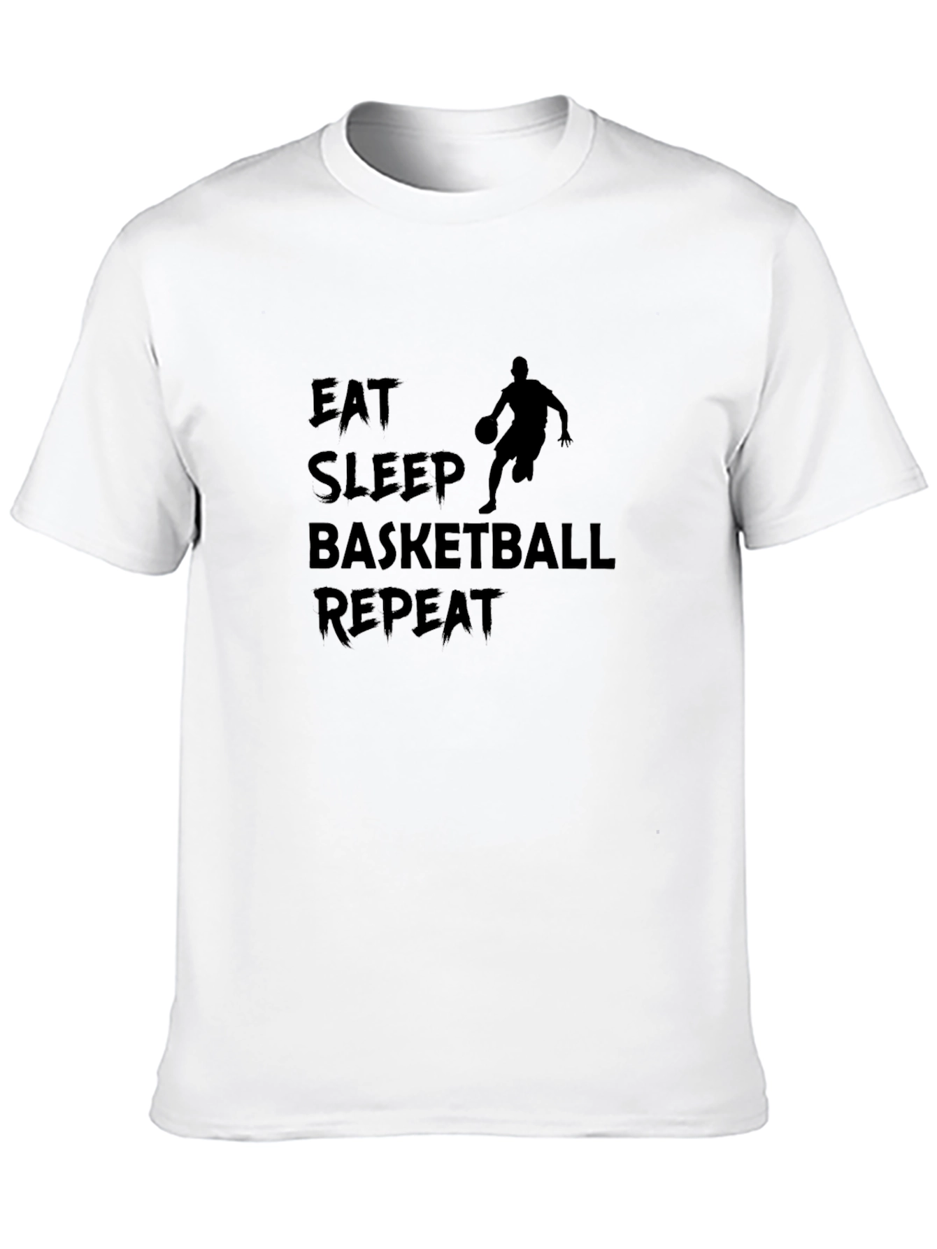 Eat Sleep Basketball Repeat Black T-Shirt