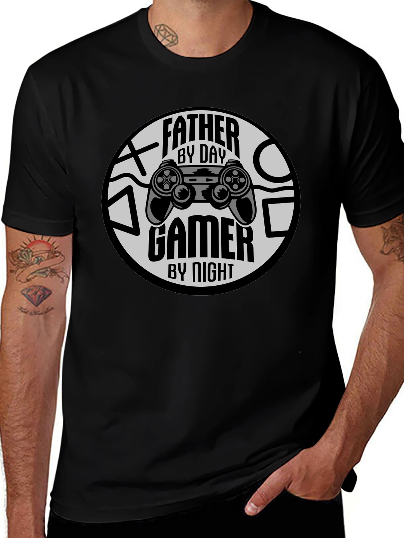 Father By Day Gamer By Night T-Shirt