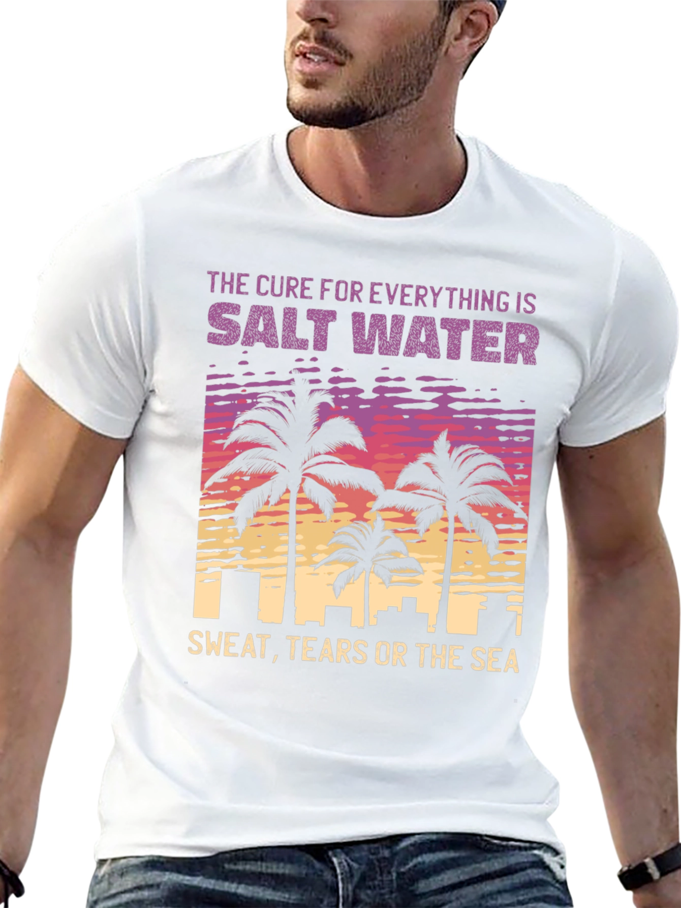 Salt Water Cure T-Shirt - Beach Lover Tee