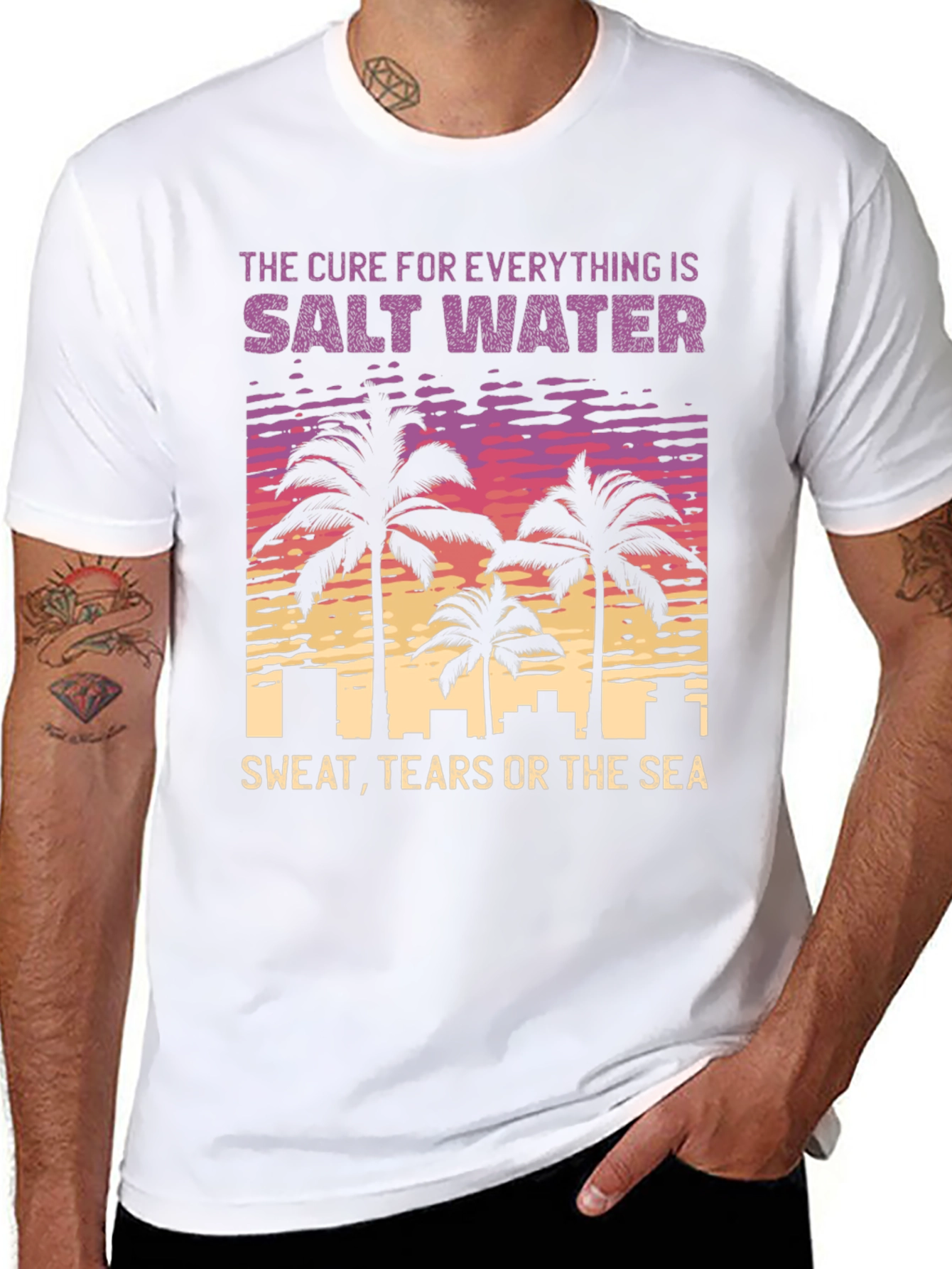 Salt Water Cure T-Shirt - Beach Lover Tee