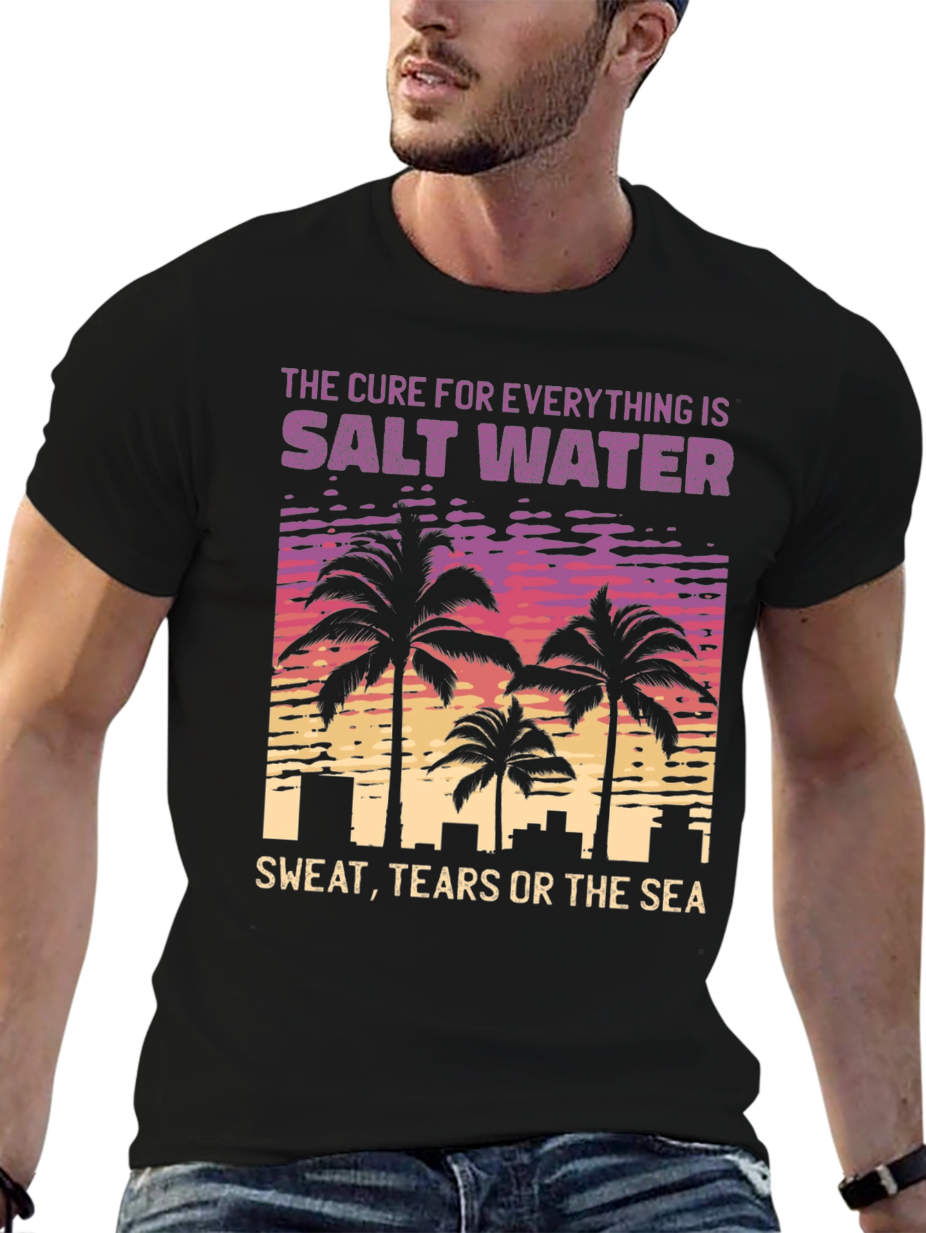 Salt Water Cure T-Shirt - Beach Lover Tee