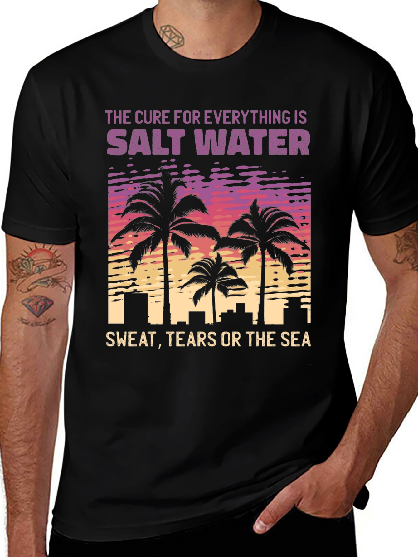 Salt Water Cure T-Shirt - Beach Lover Tee