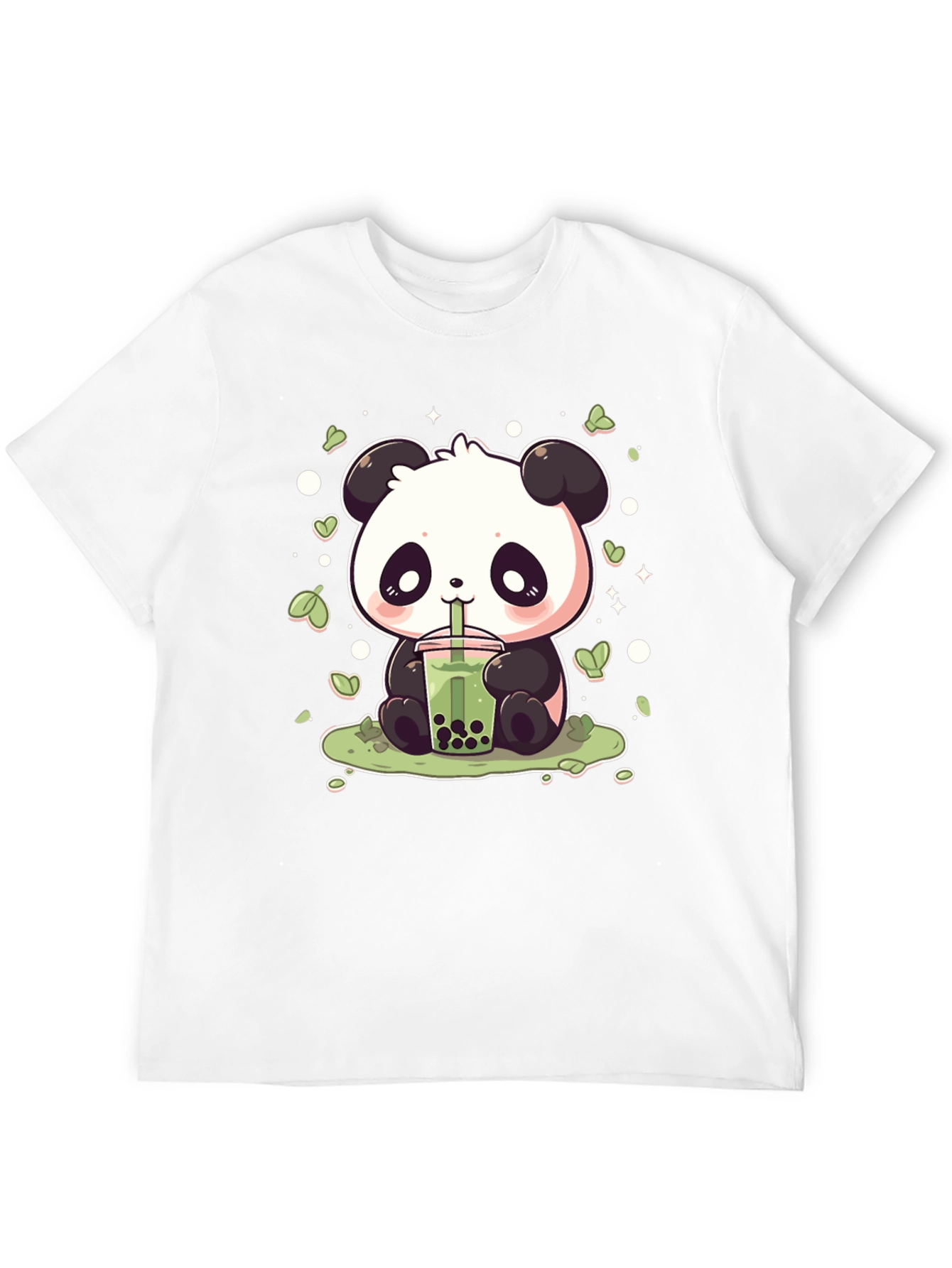 Cute Panda Bubble Tea Graphic Tee
