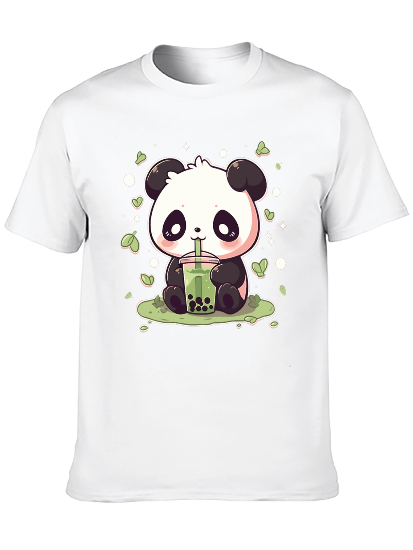 Cute Panda Bubble Tea Graphic Tee