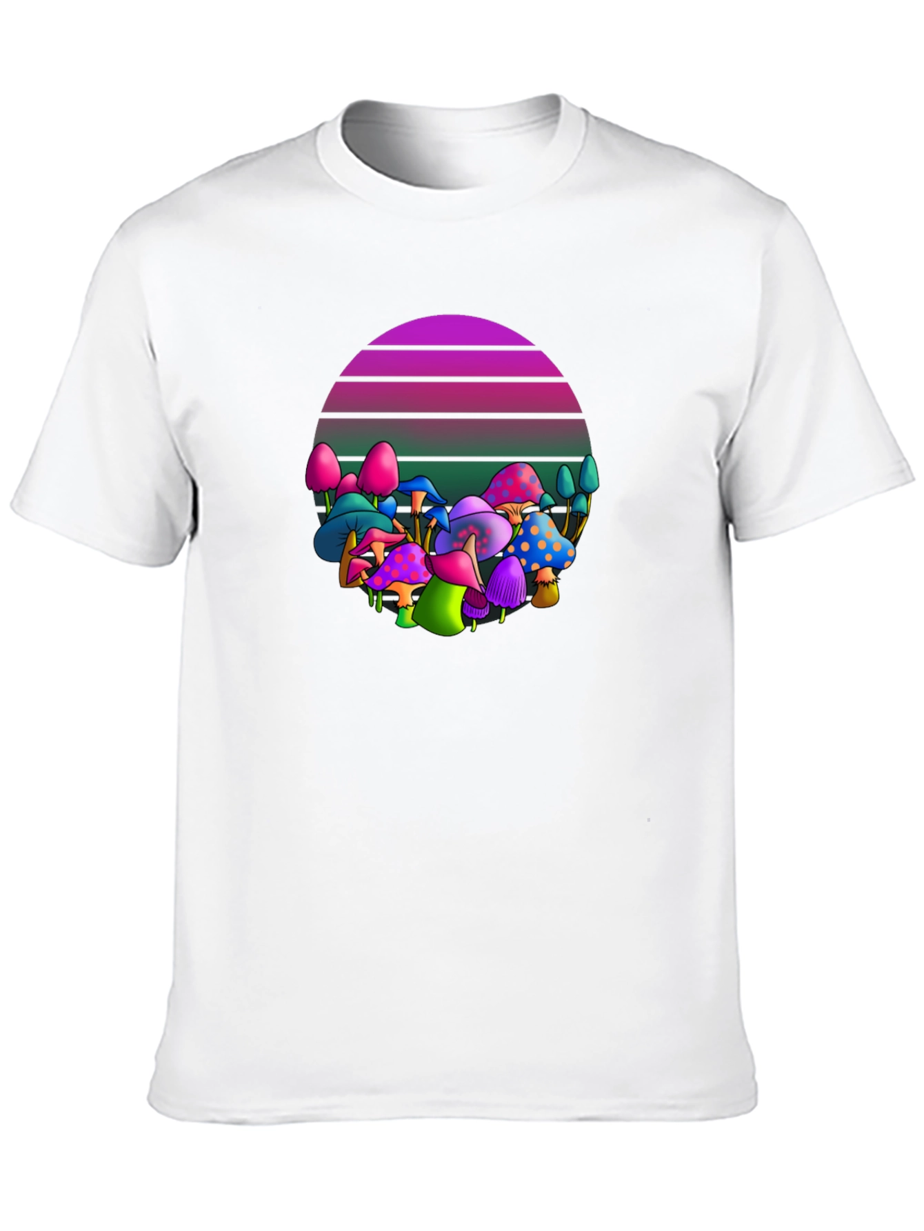 Retro Mushroom Graphic T-Shirt