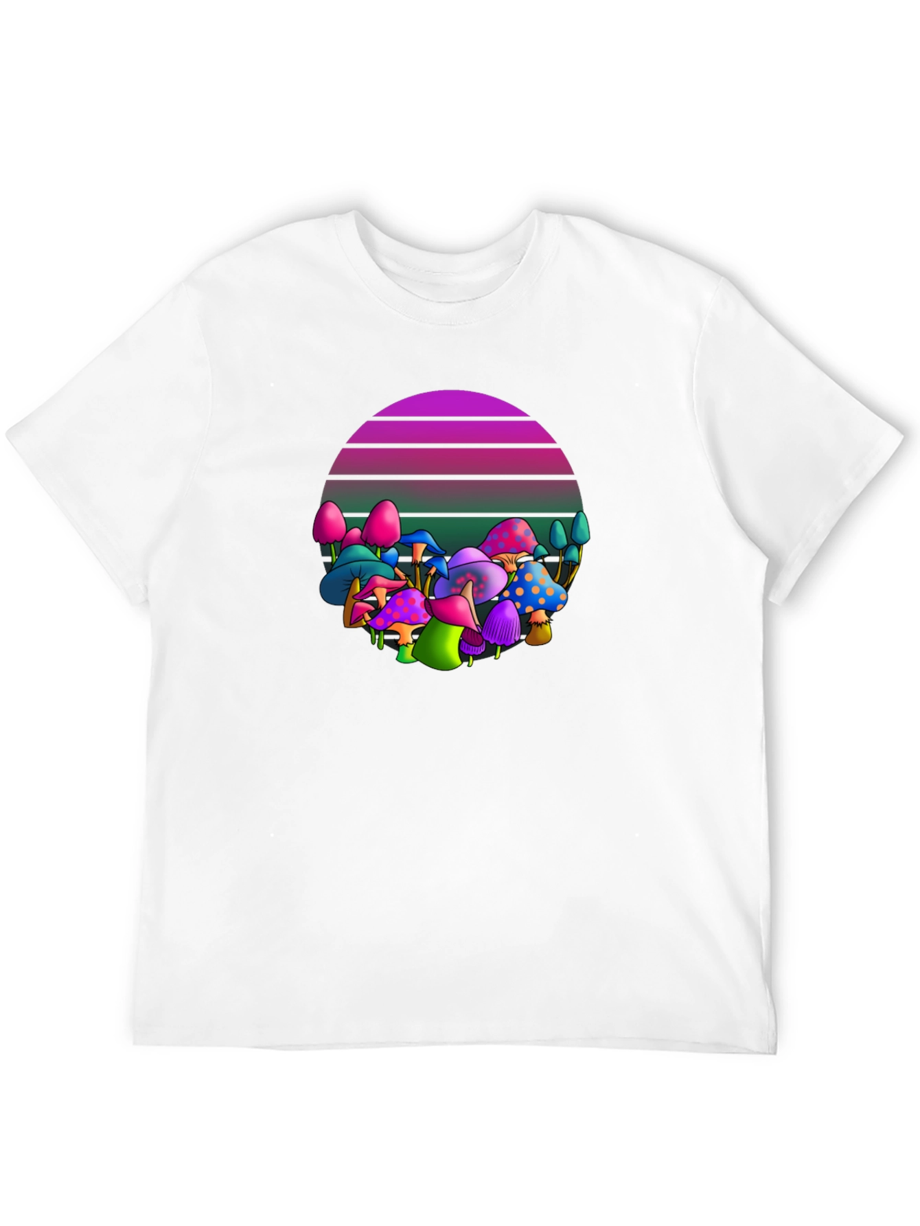 Retro Mushroom Graphic T-Shirt