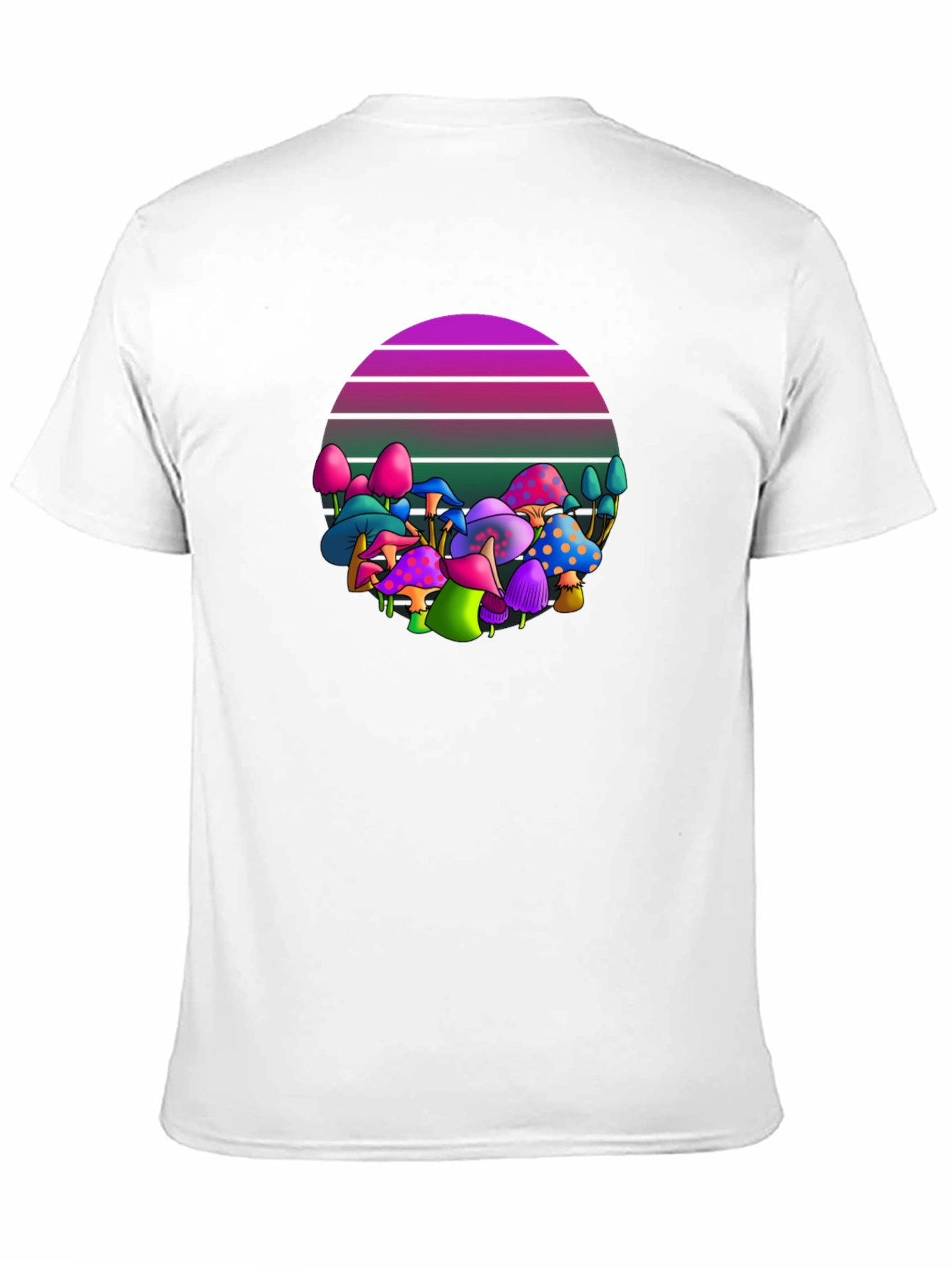 Retro Mushroom Graphic T-Shirt