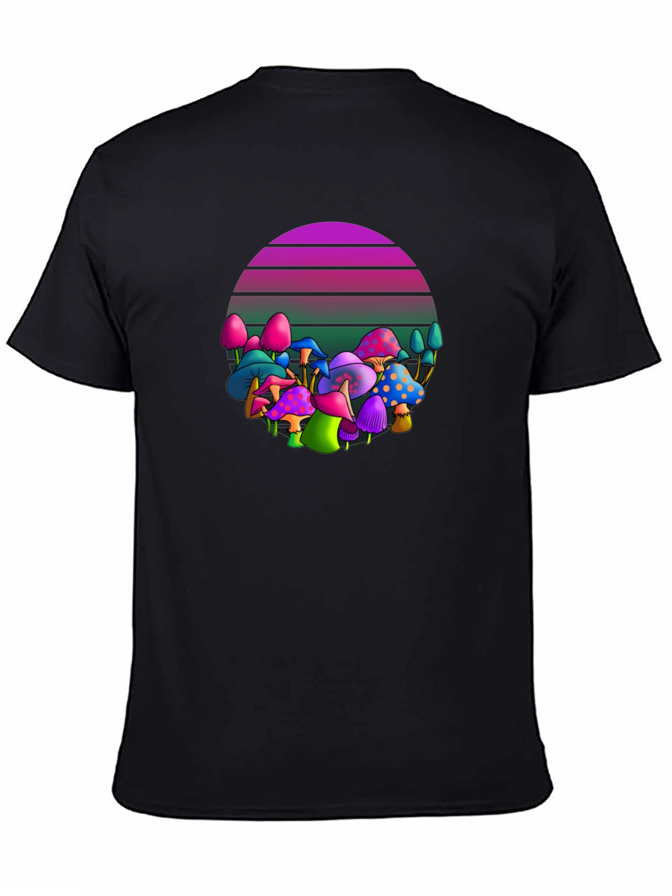 Retro Mushroom Graphic T-Shirt