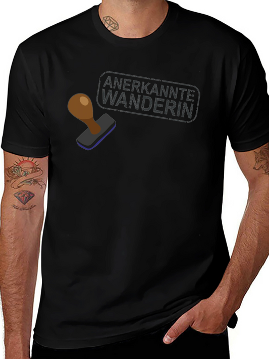 Anerkannte Wanderin Black Graphic Tee