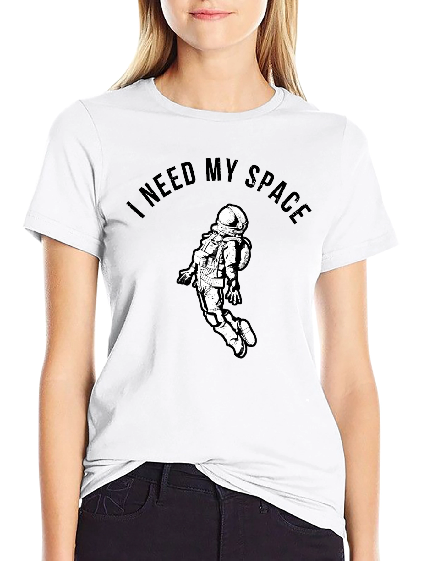 I Need My Space Astronaut Graphic T-Shirt