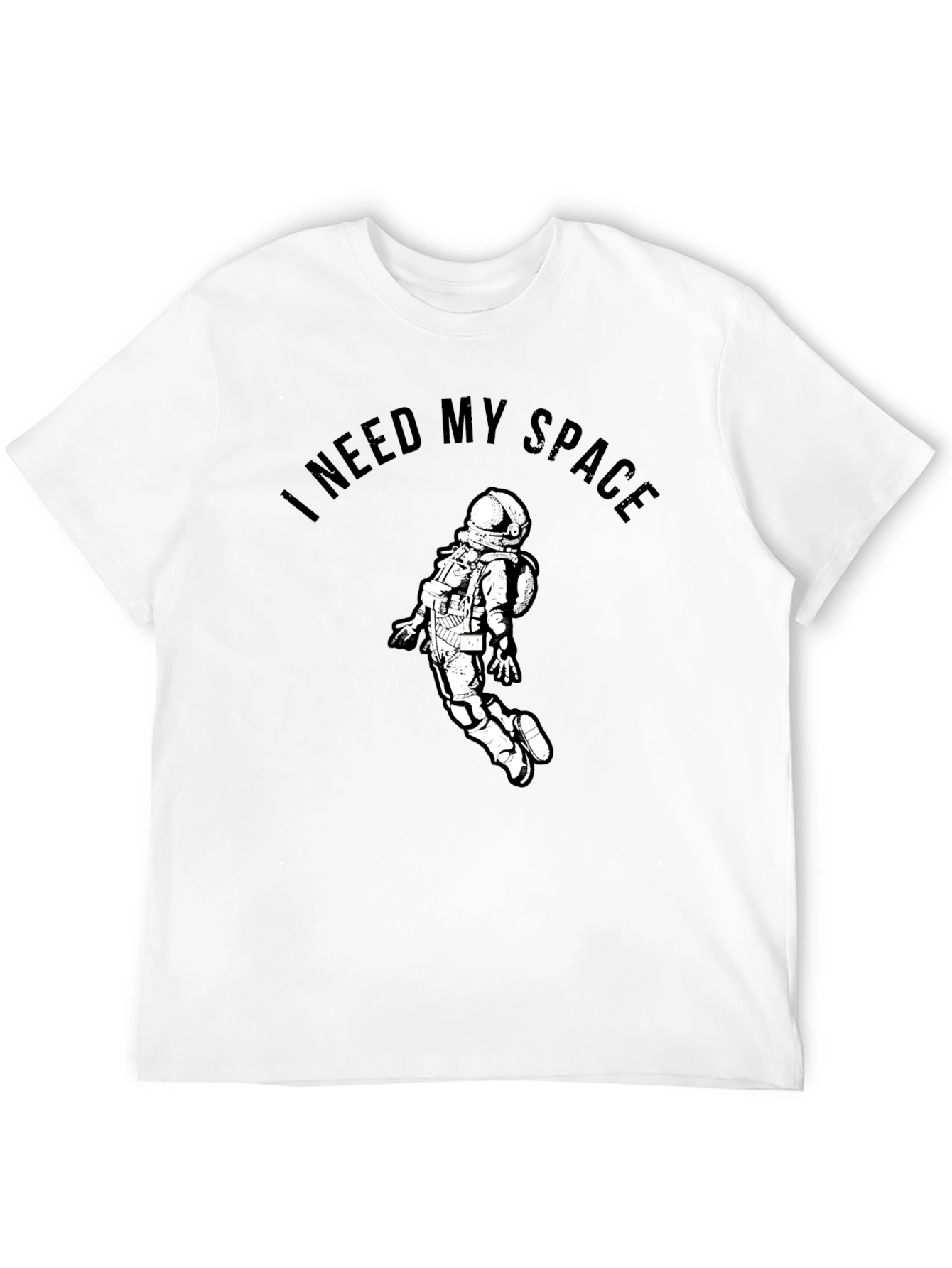I Need My Space Astronaut Graphic T-Shirt