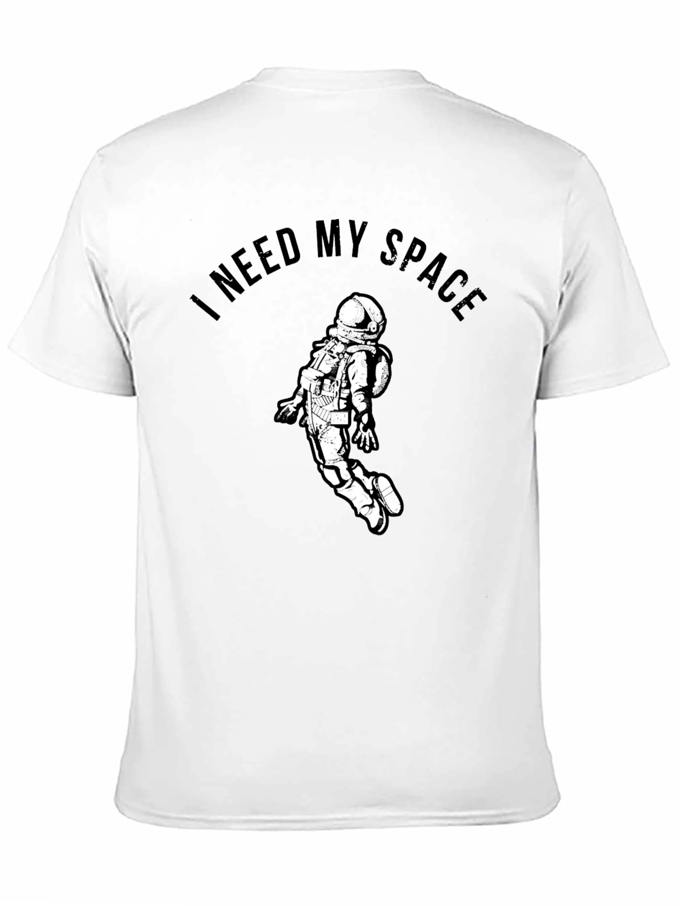 I Need My Space Astronaut Graphic T-Shirt