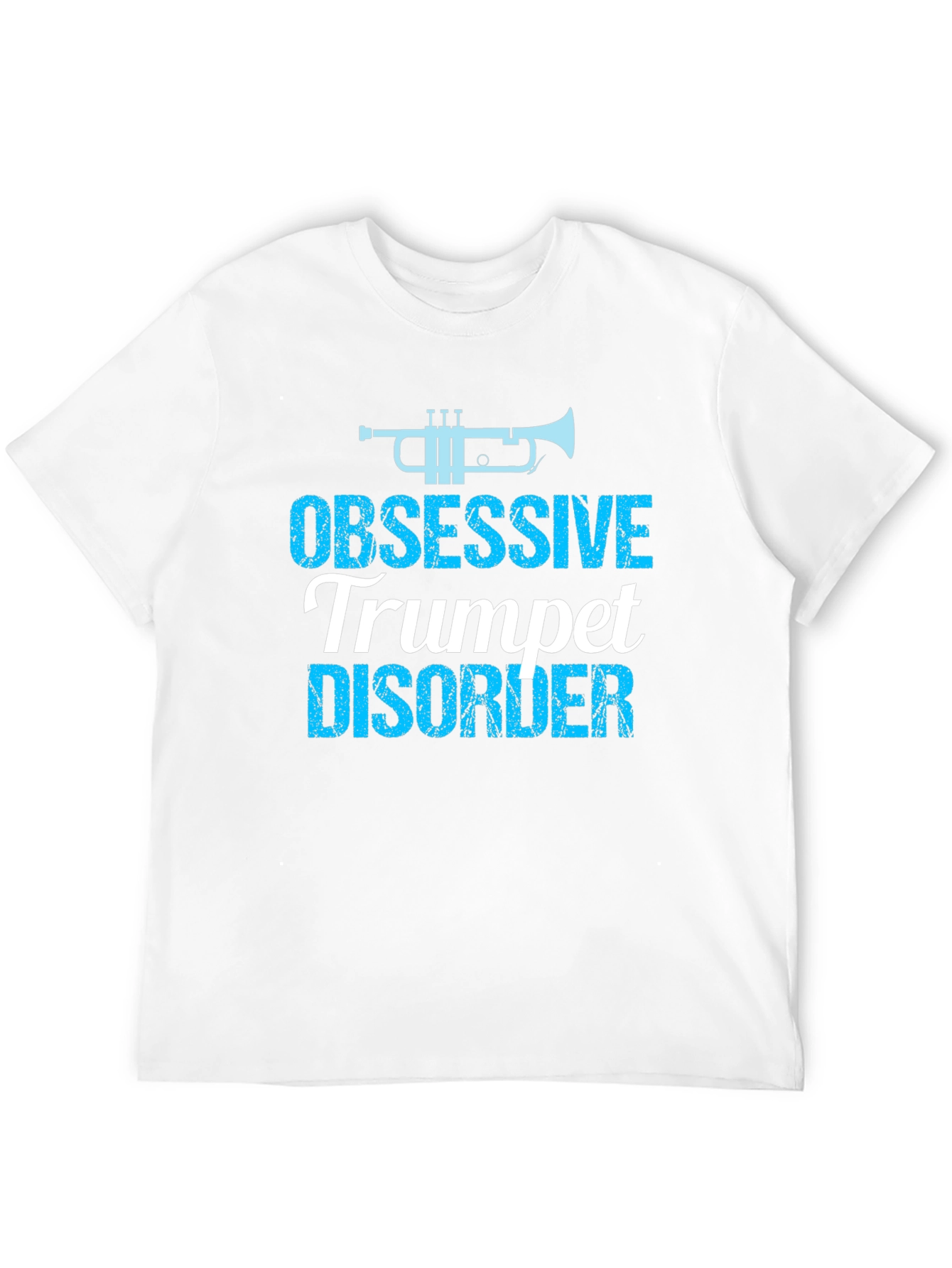 Obsessive Trumpet Disorder Black T-Shirt