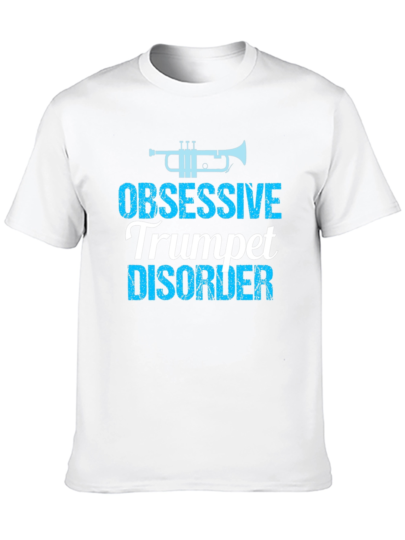 Obsessive Trumpet Disorder Black T-Shirt