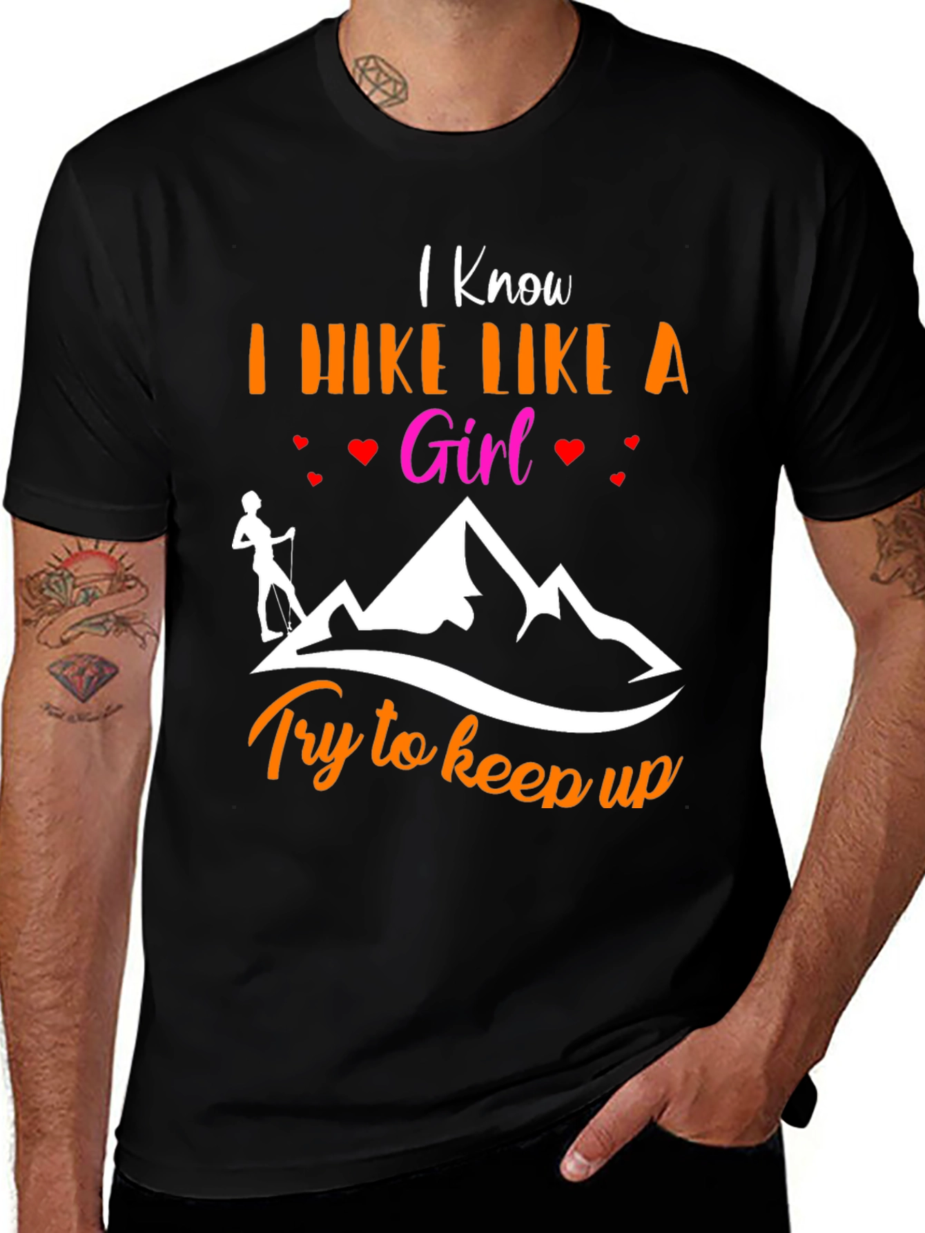 I Hike Like A Girl T-Shirt