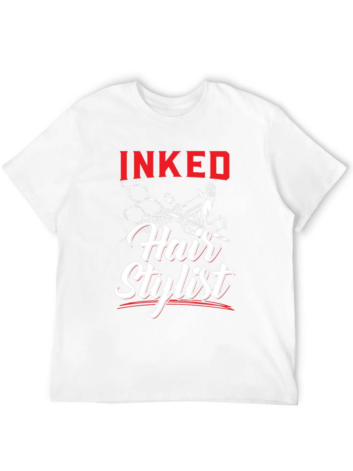 Inked Hair Stylist T-Shirt - Barber Tee