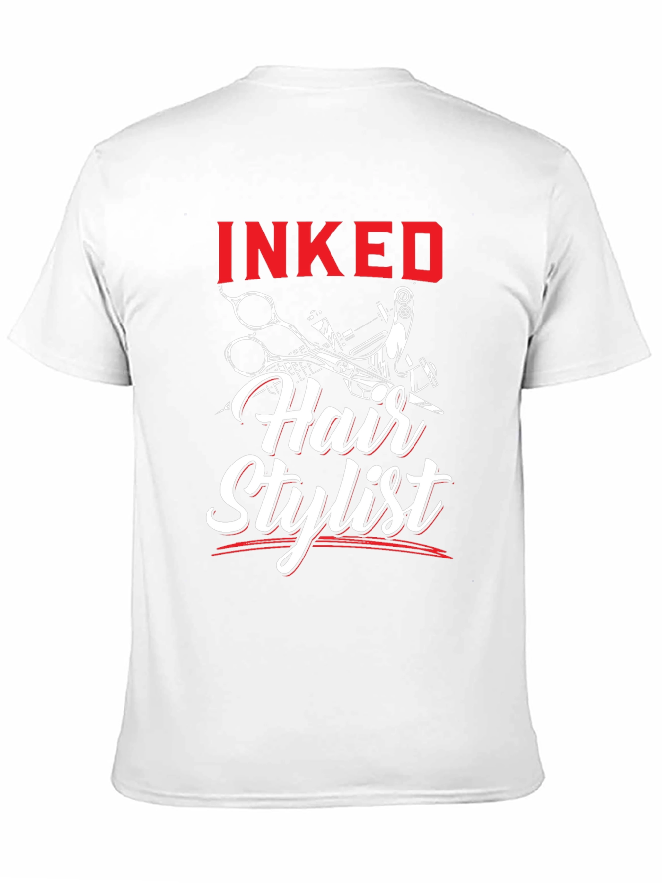 Inked Hair Stylist T-Shirt - Barber Tee