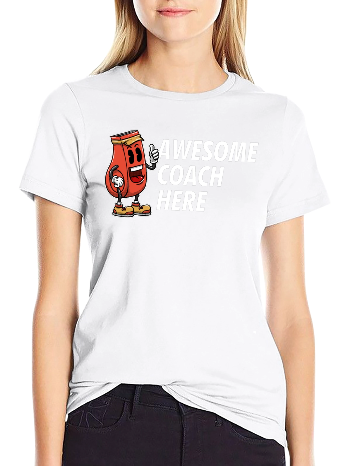 Awesome Coach Here Funny T-Shirt