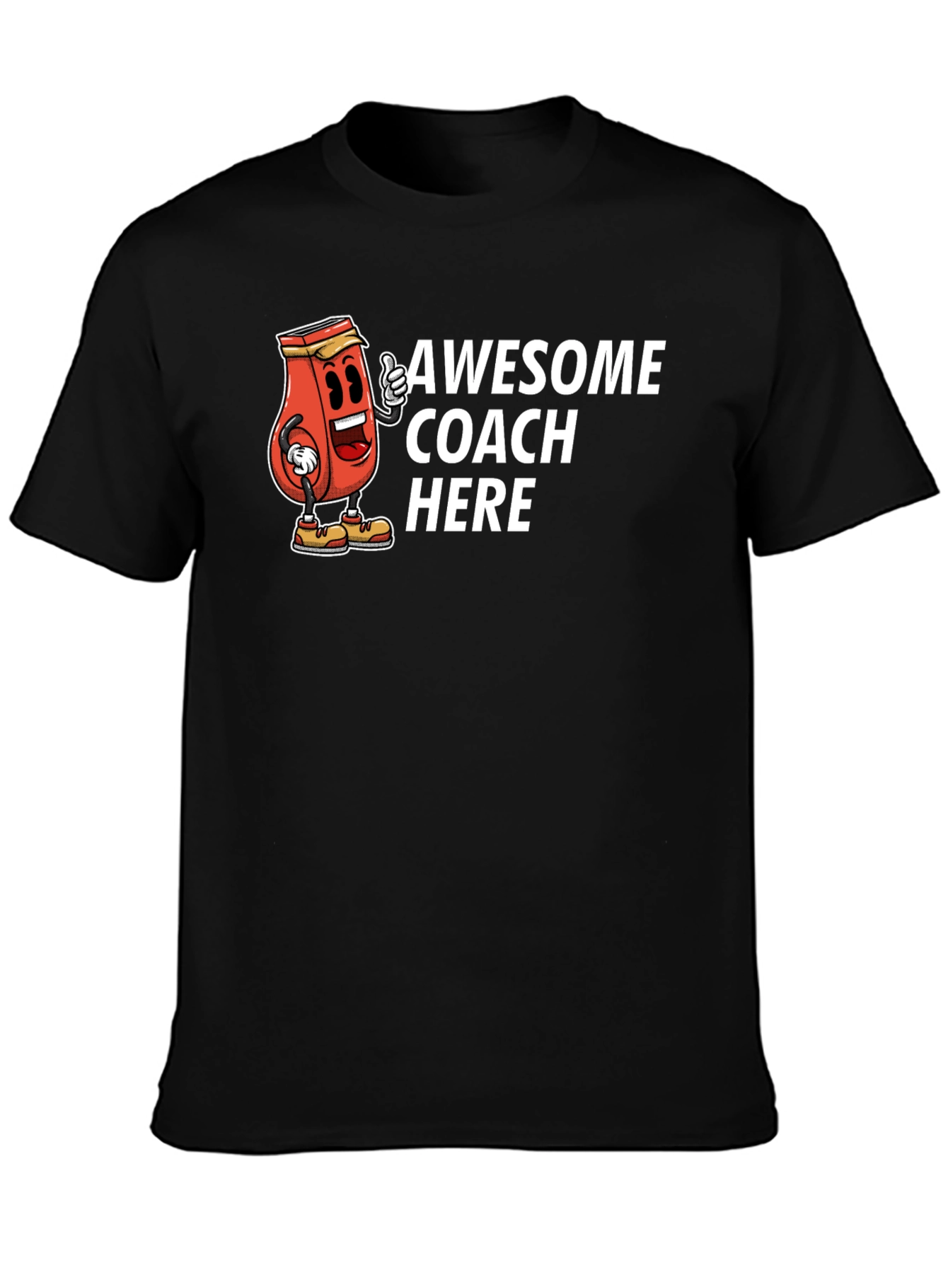 Awesome Coach Here Funny T-Shirt