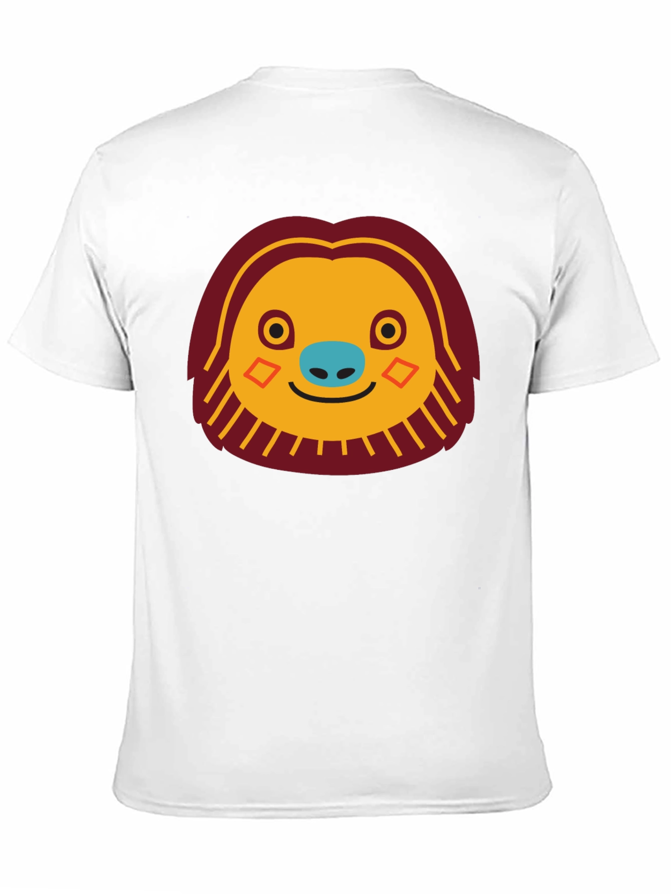 Funny Sloth Face Graphic T-Shirt