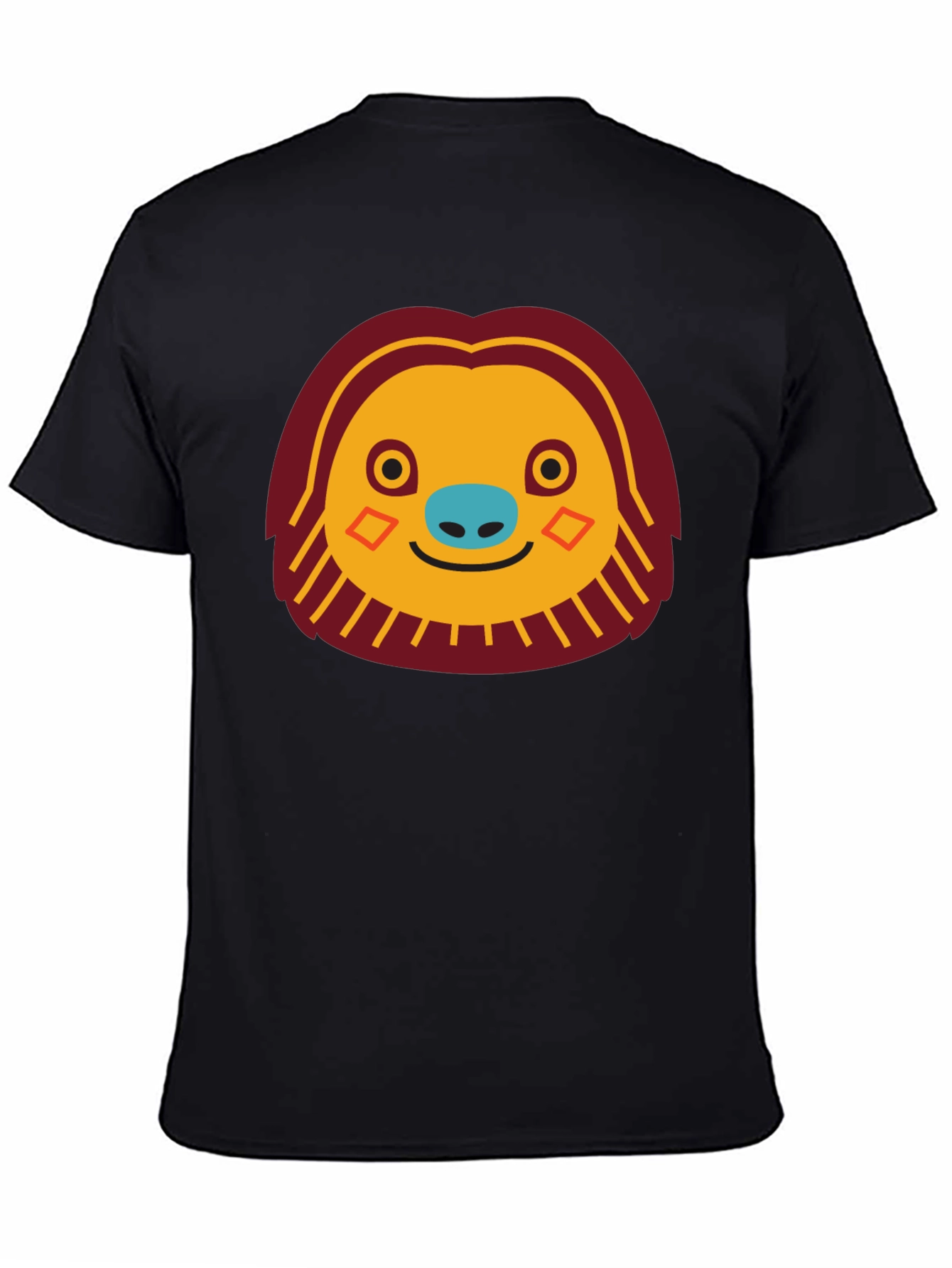Funny Sloth Face Graphic T-Shirt