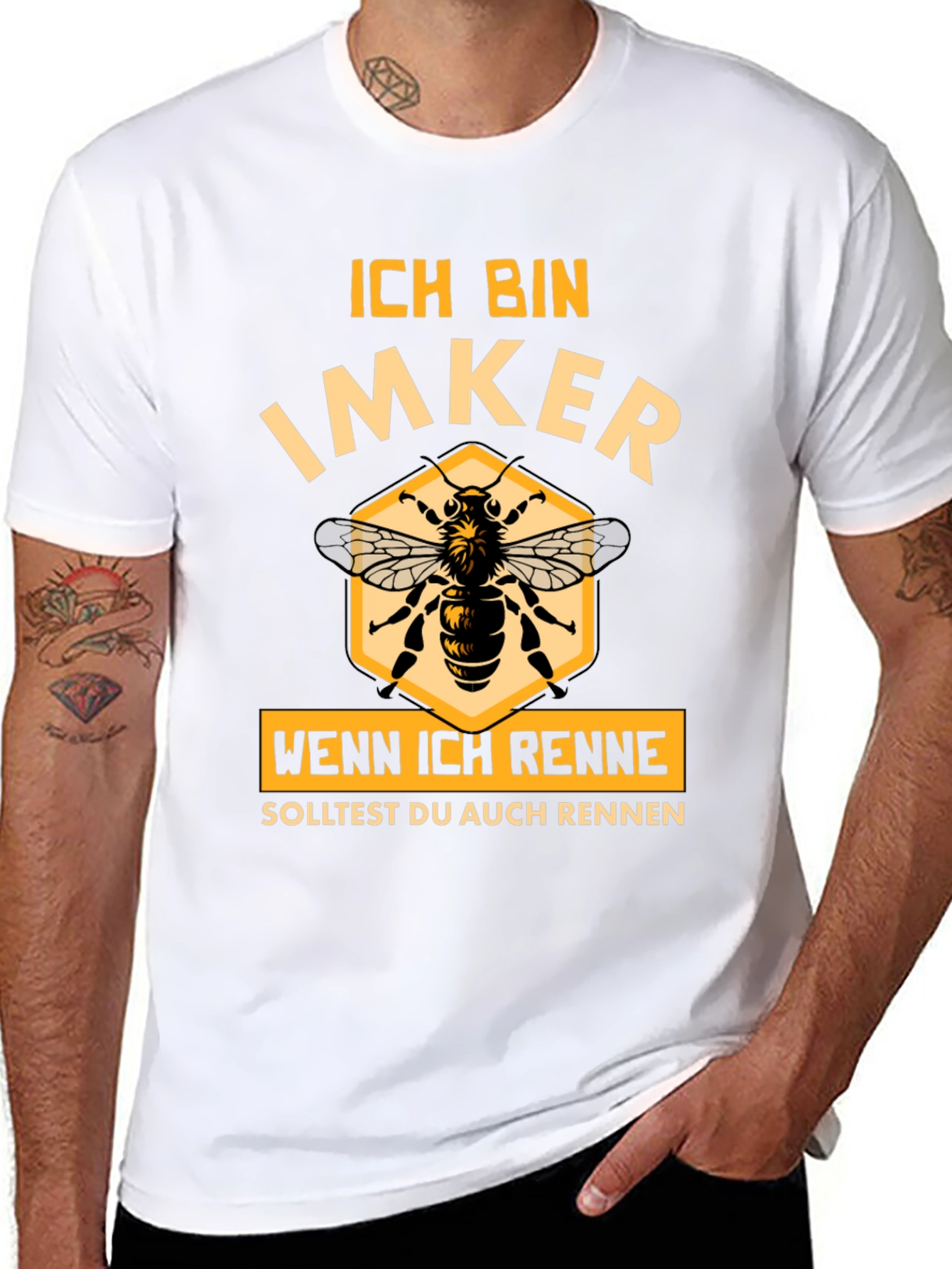 Ich Bin Imker T-Shirt - Beekeeper Humor Tee