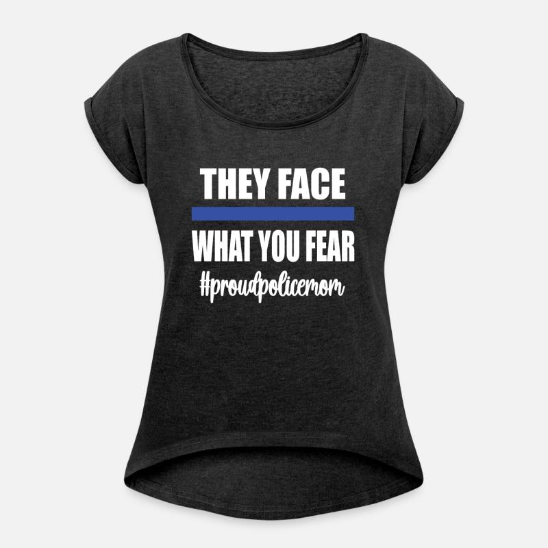 Police Mom Blue Line Cop Mother Police Officer Mom