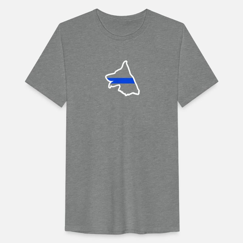 Police Thin Blue Silhouette