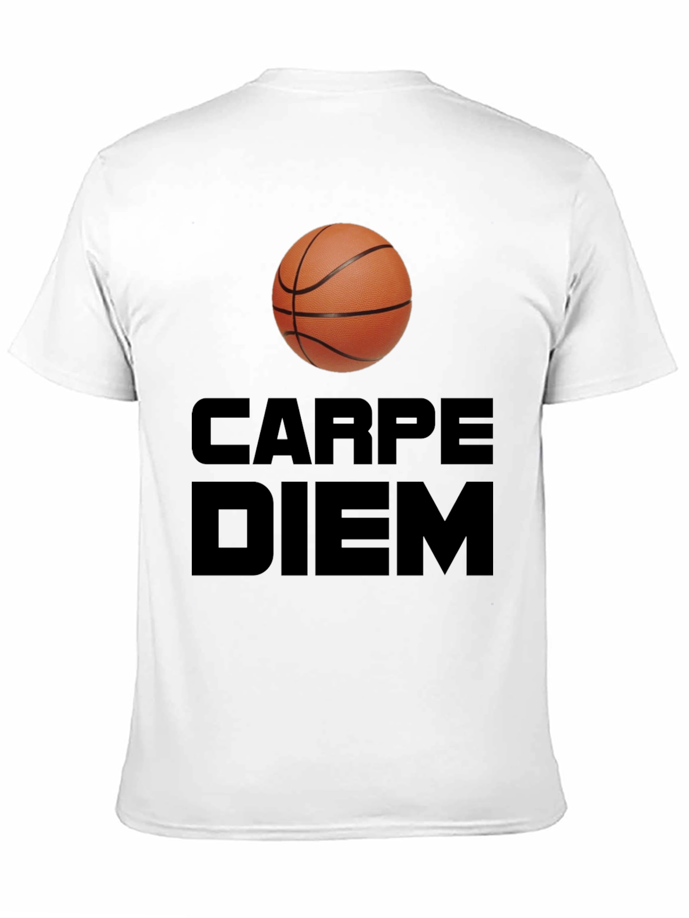 Carpe Diem Basketball T-Shirt - Seize the Game!