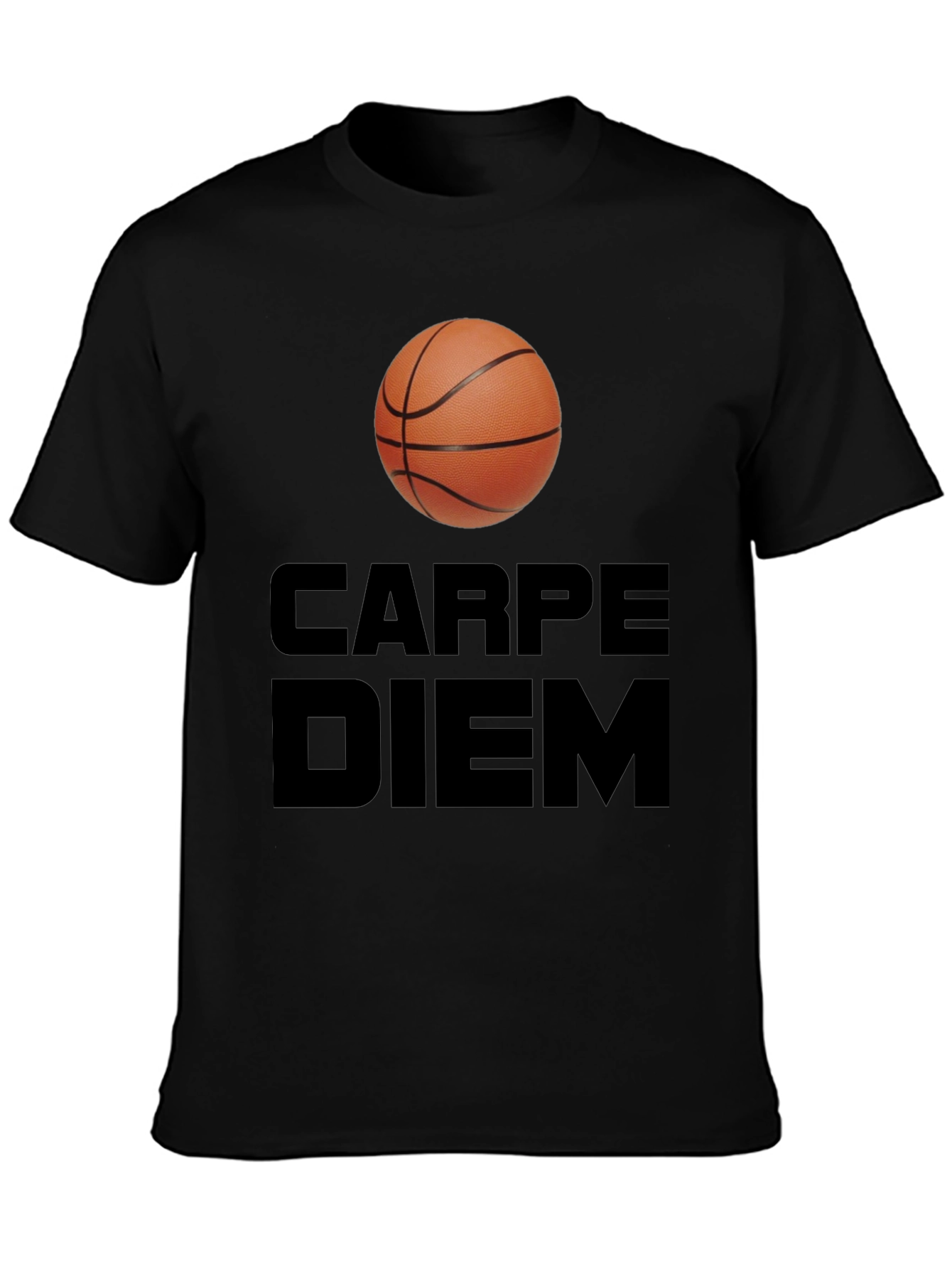 Carpe Diem Basketball T-Shirt - Seize the Game!
