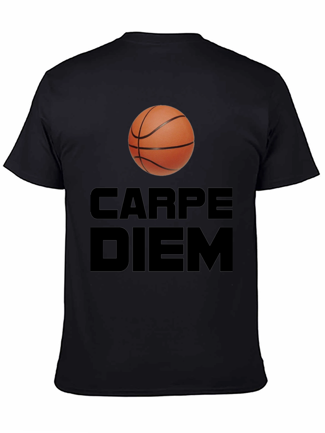 Carpe Diem Basketball T-Shirt - Seize the Game!