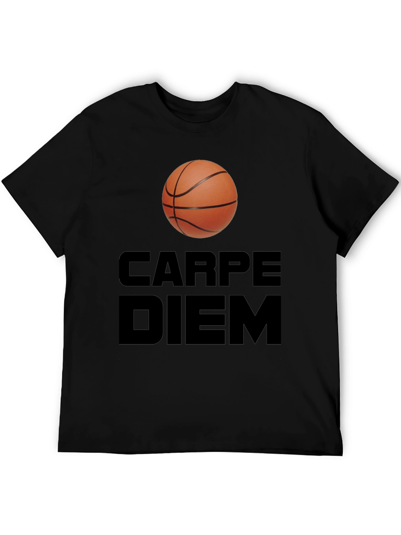 Carpe Diem Basketball T-Shirt - Seize the Game!