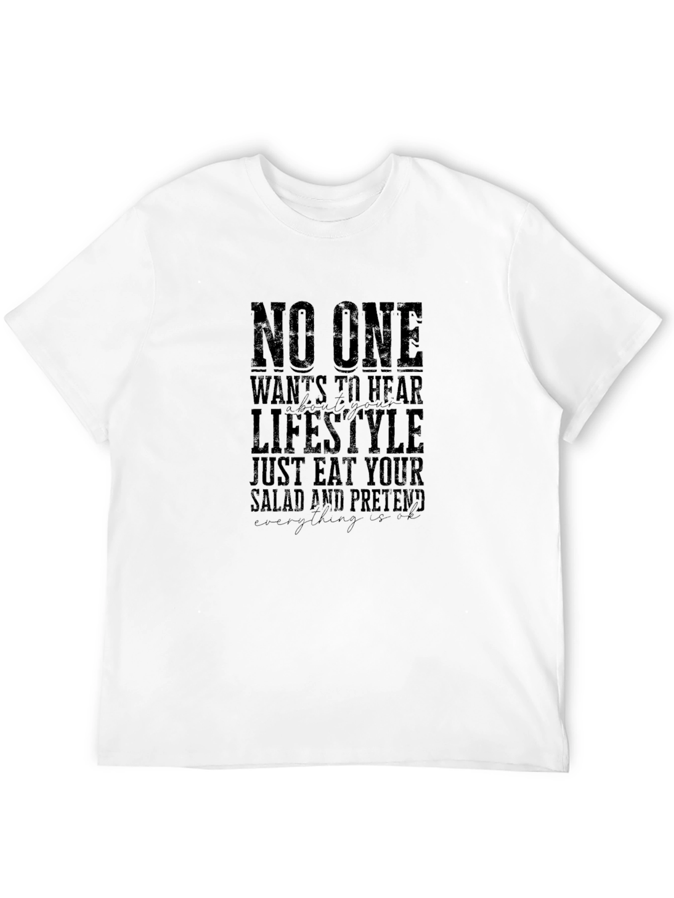 Eat Your Salad Mens Graphic Tee