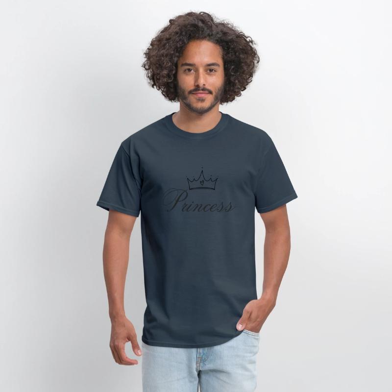 Princess Cursive Script Crown, Black