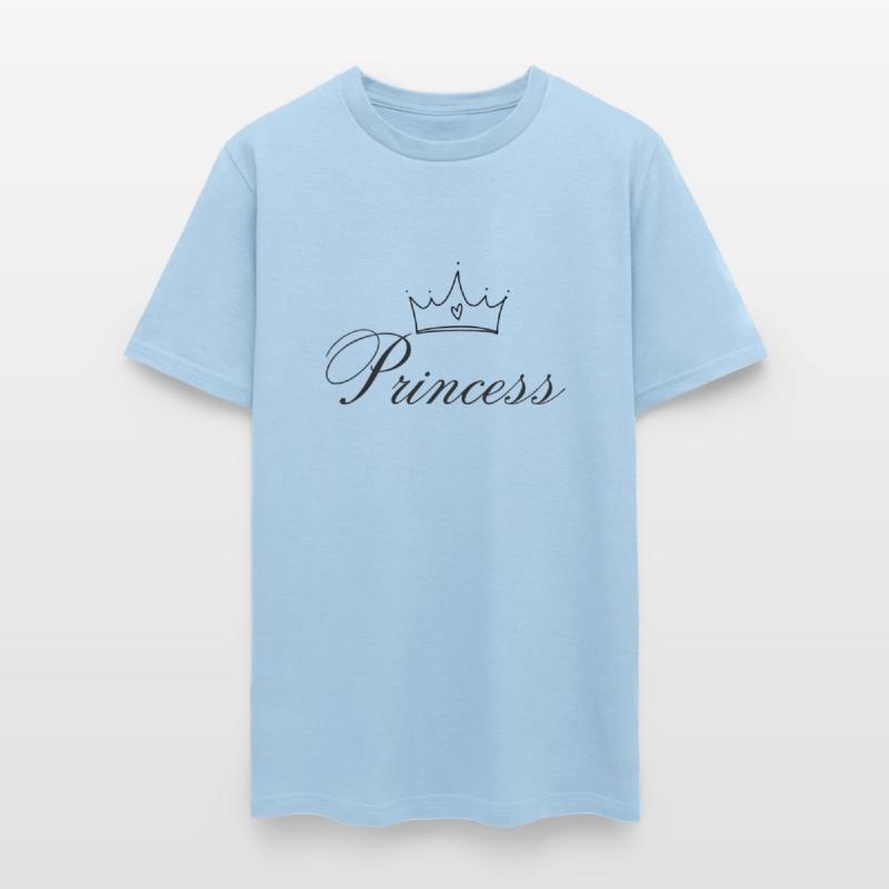 Princess Cursive Script Crown, Black