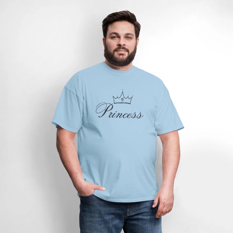 Princess Cursive Script Crown, Black
