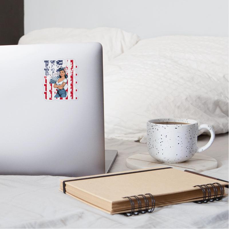 Proudly American Retro Patriotic Pin-Up Art with