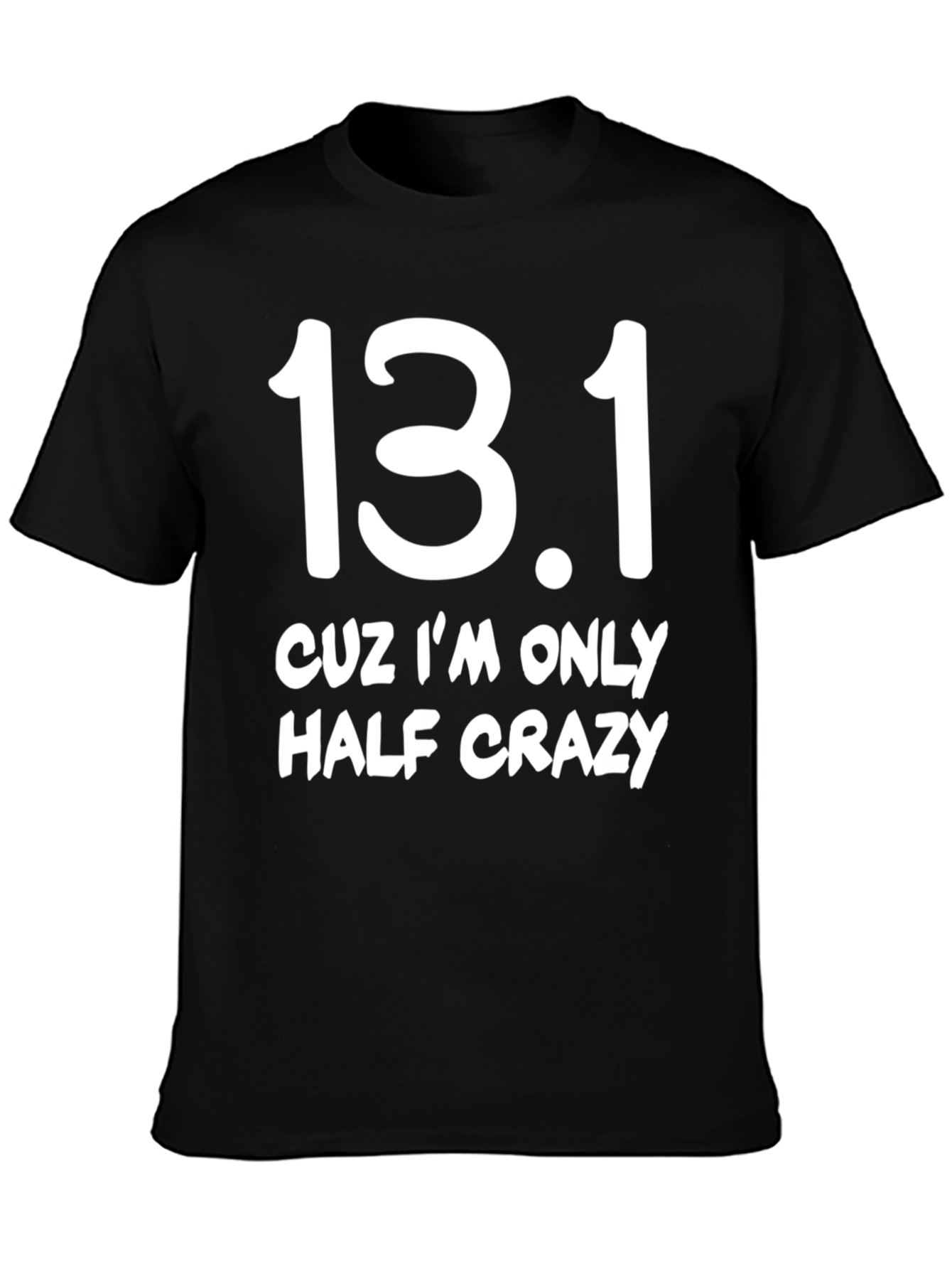 13.1 Half Crazy Black Graphic T-Shirt