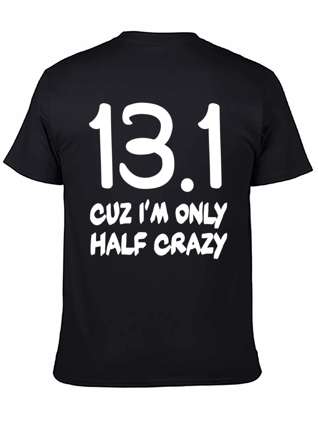 13.1 Half Crazy Black Graphic T-Shirt