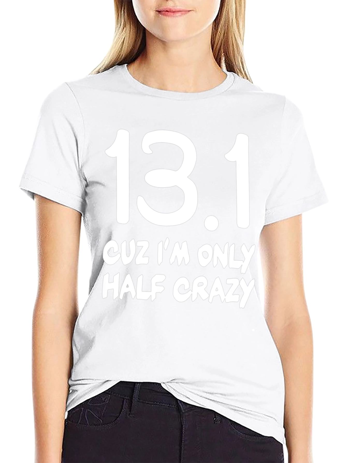 13.1 Half Crazy Black Graphic T-Shirt