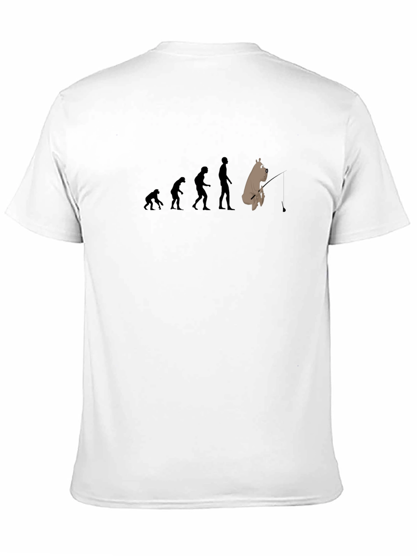 Evolution of Fishing T-Shirt - Humor Tee