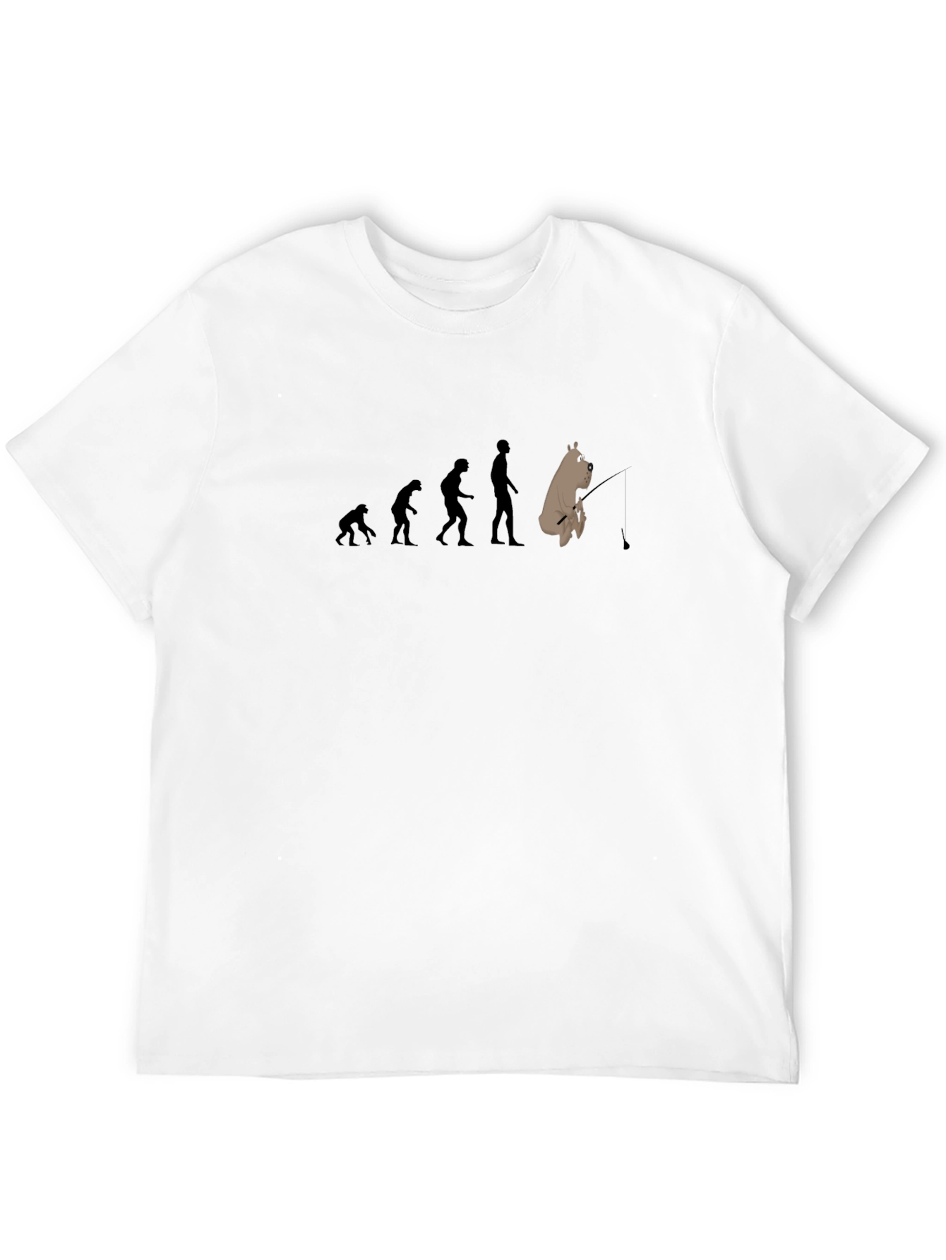 Evolution of Fishing T-Shirt - Humor Tee