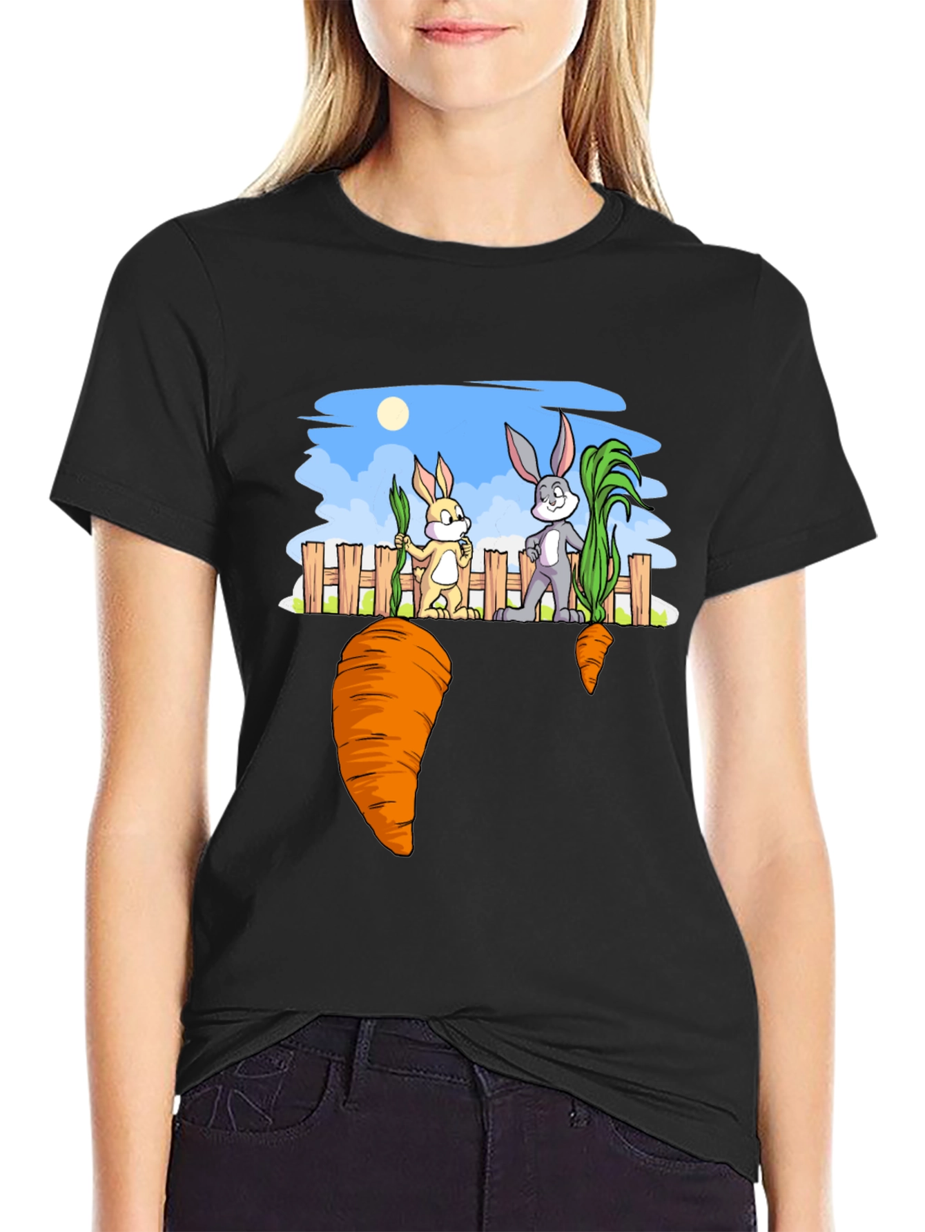 Rabbit & Carrot Graphic Tee