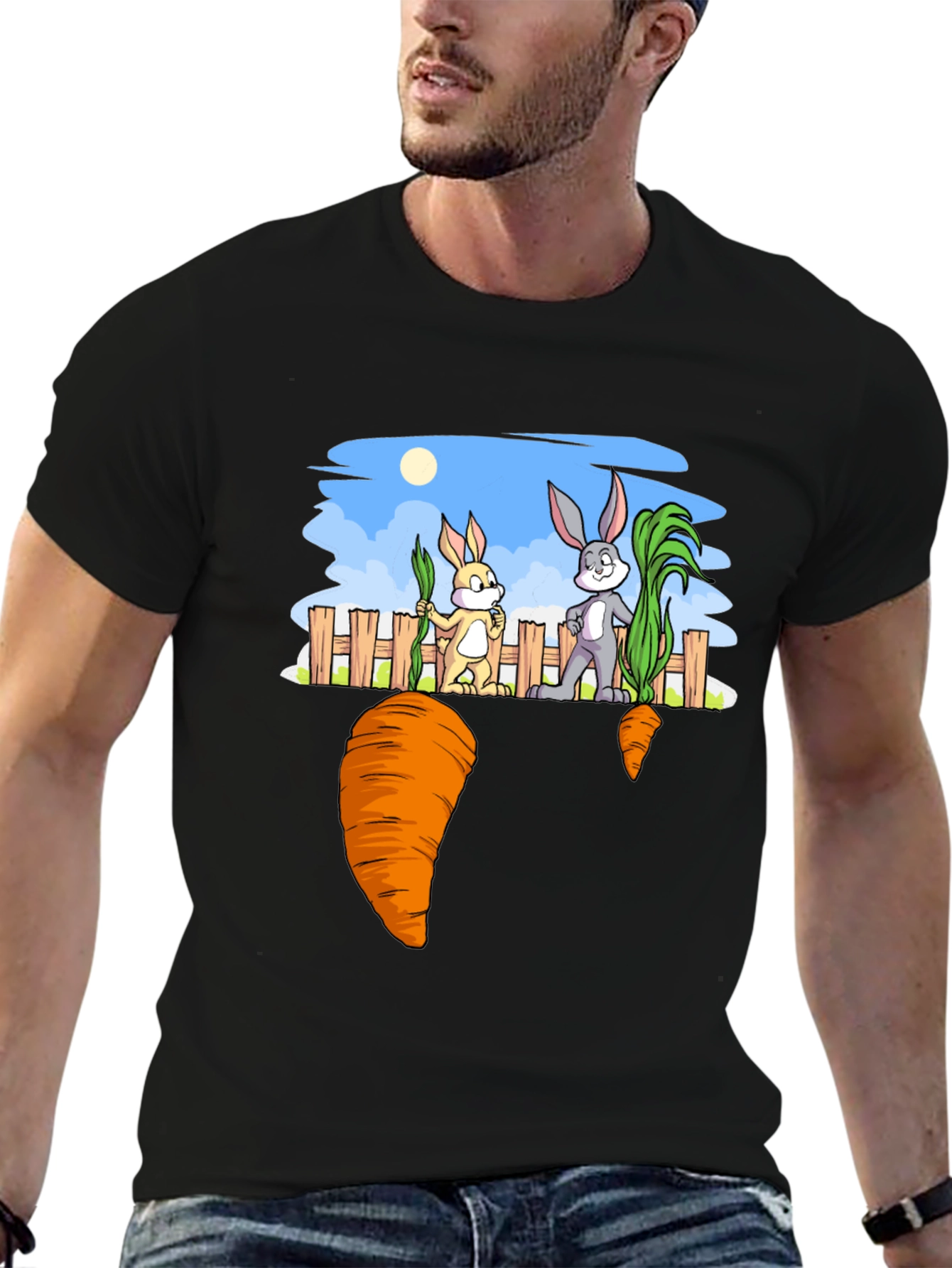 Rabbit & Carrot Graphic Tee