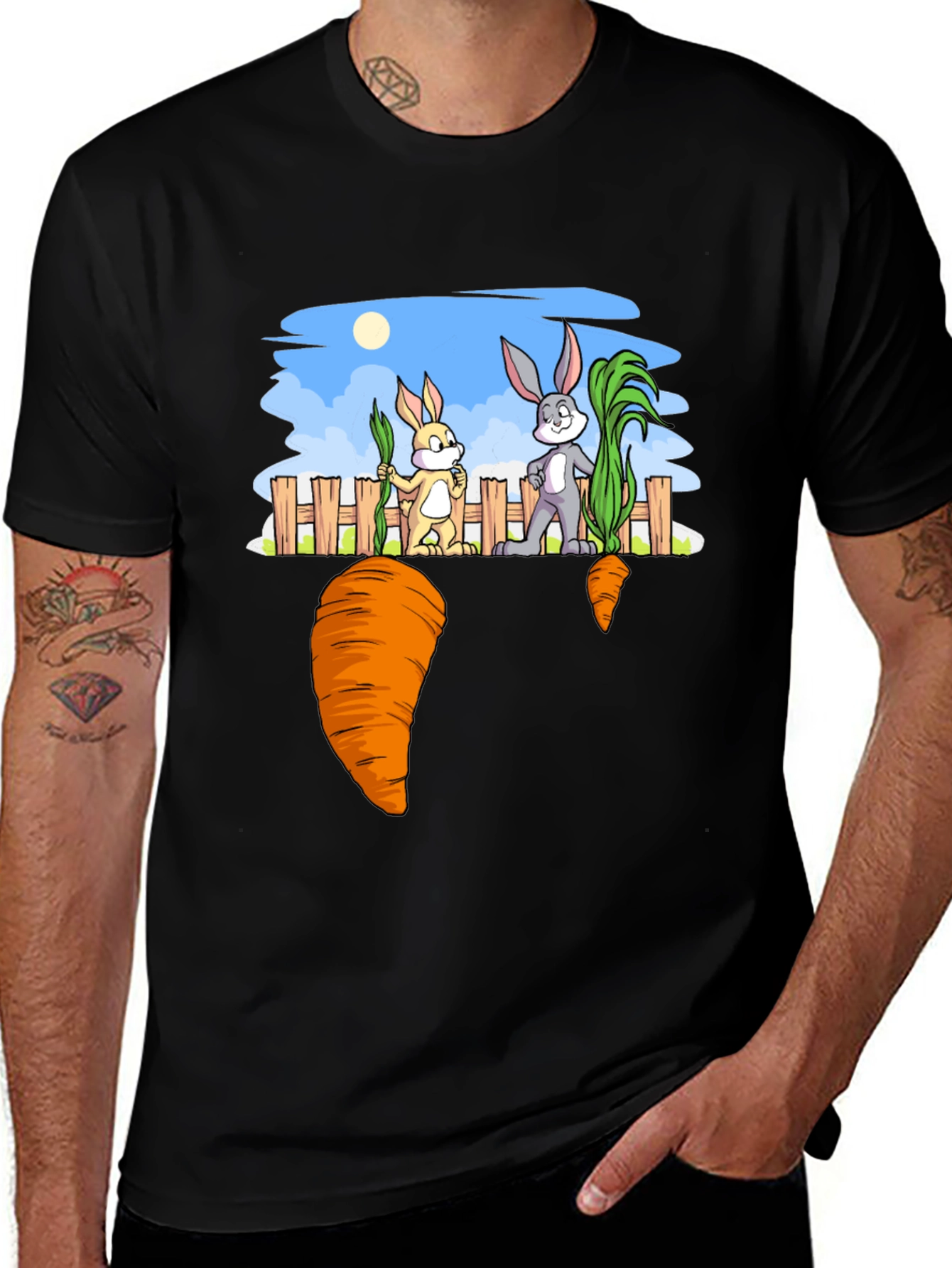 Rabbit & Carrot Graphic Tee
