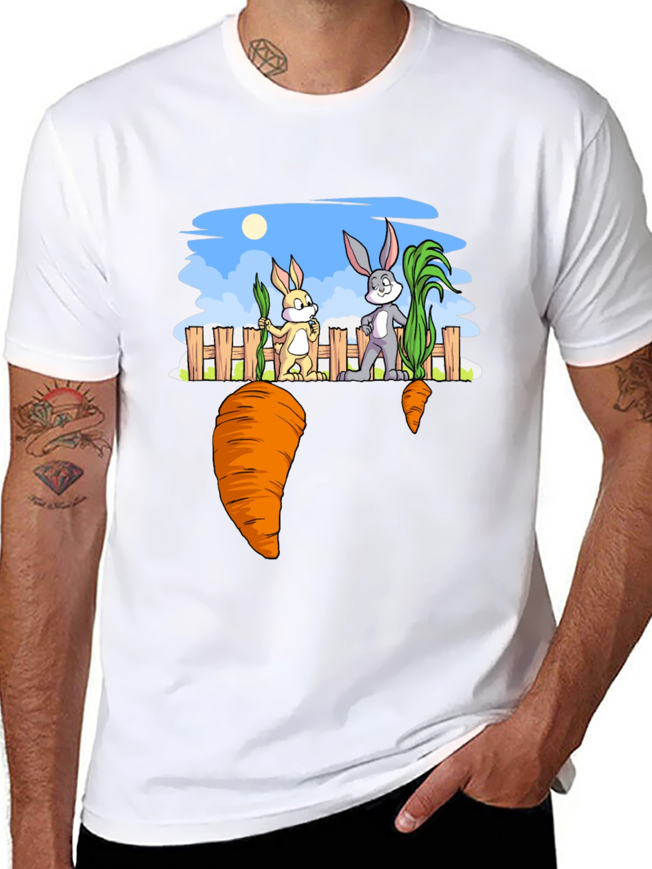 Rabbit & Carrot Graphic Tee