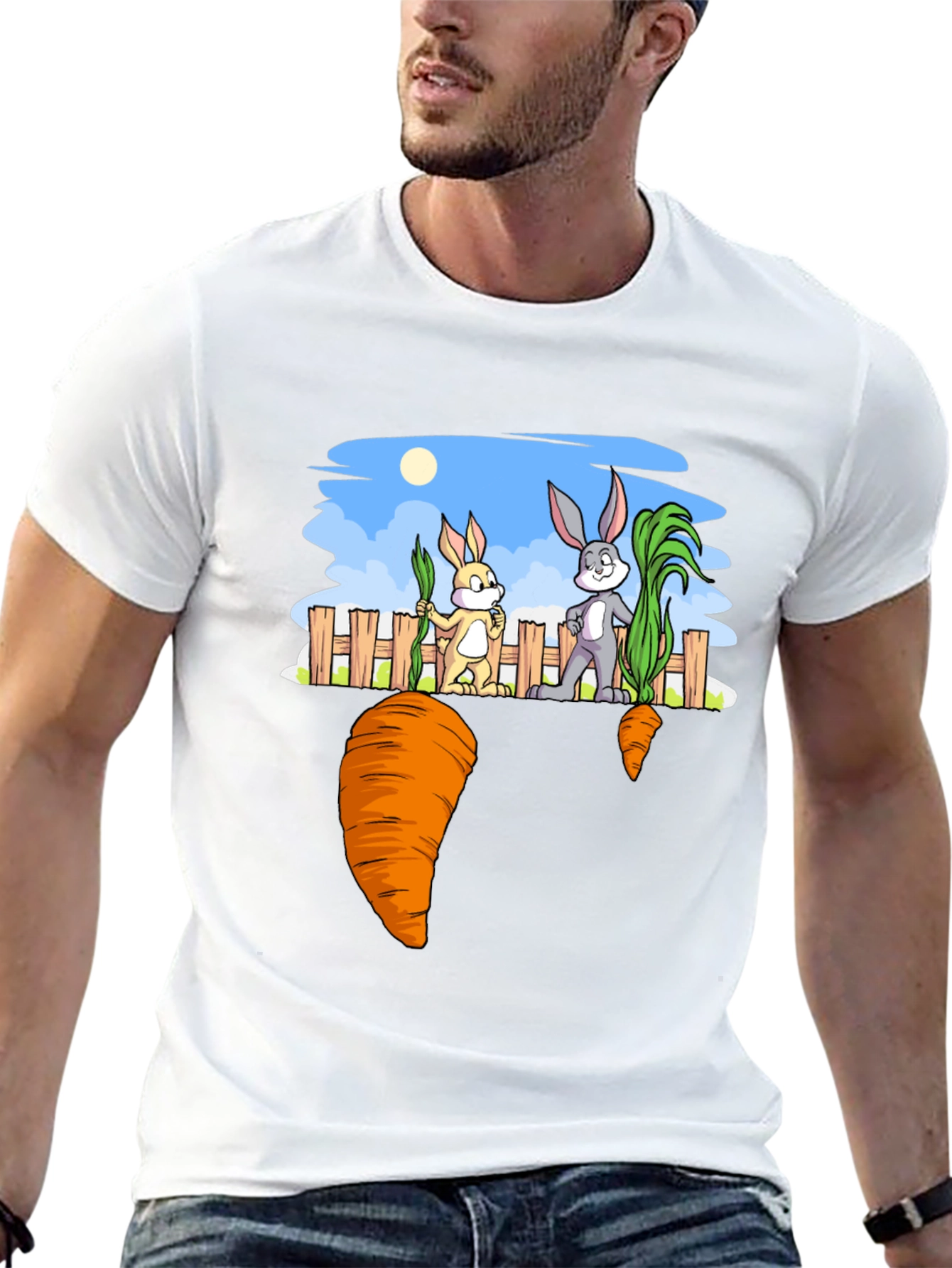 Rabbit & Carrot Graphic Tee