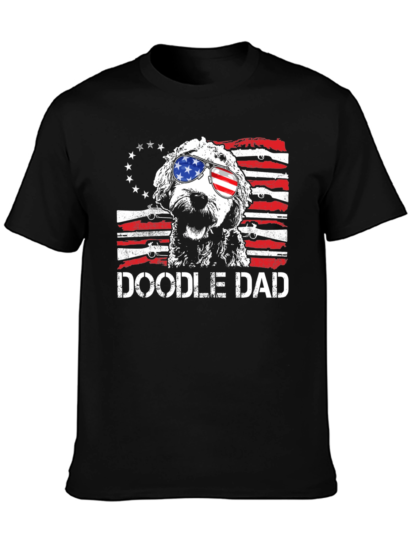 Doodle Dad Patriotic T-Shirt